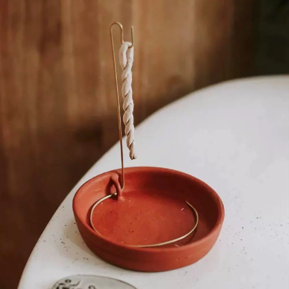 Himalayan Temple Sanctuary: Handmade Nepalese Lokta Paper Rope Incense (Sandalwood, Basil, and Wild Herbs)