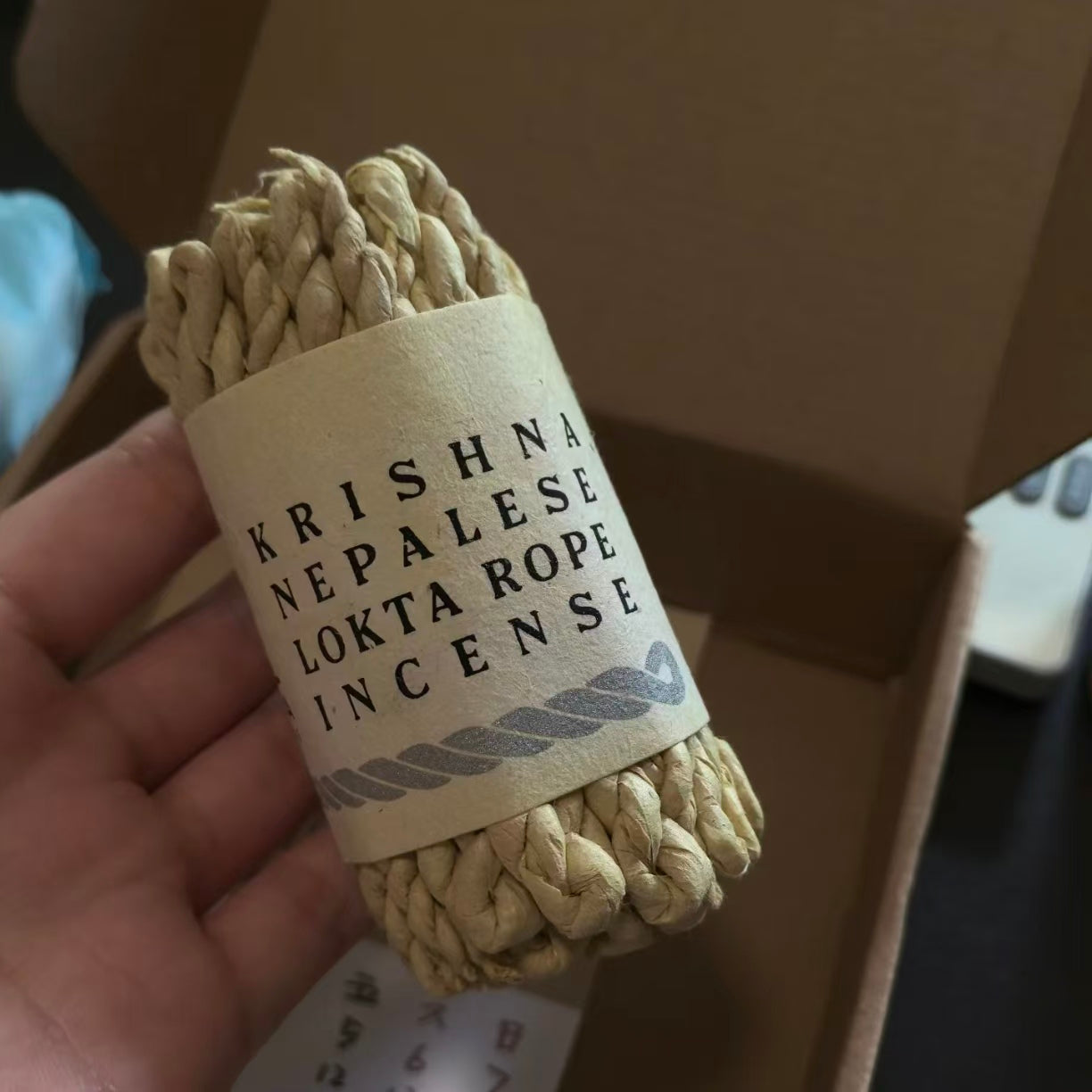 Himalayan Temple Sanctuary: Handmade Nepalese Lokta Paper Rope Incense (Sandalwood, Basil, and Wild Herbs)